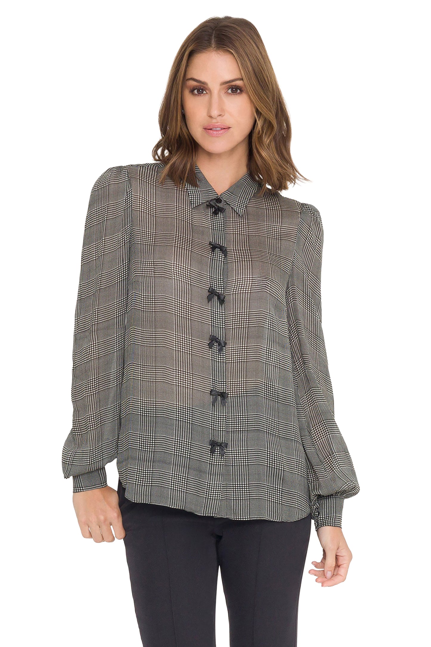 Generation Love Arly Bow Georgette Blouse