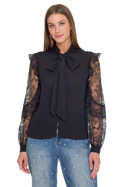 Generation Love Winona Lace Combo Blouse