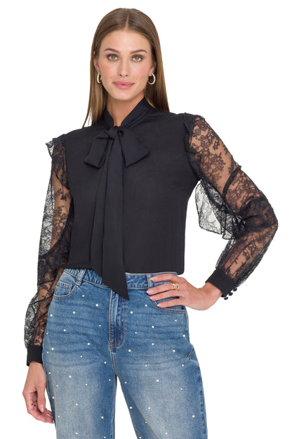Generation Love Winona Lace Combo Blouse