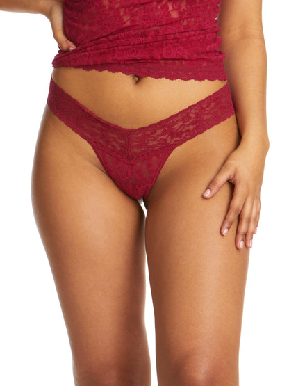 Holiday 5 Pack Signature Lace Low Rise Thongs