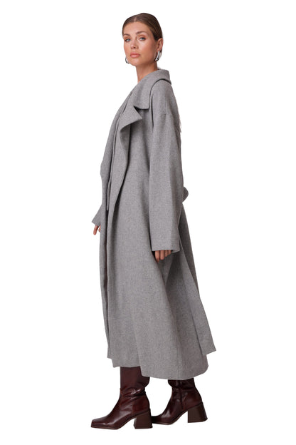 Line & Dot Damson Coat