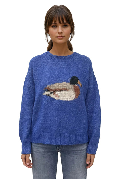 Duck Print Sweater