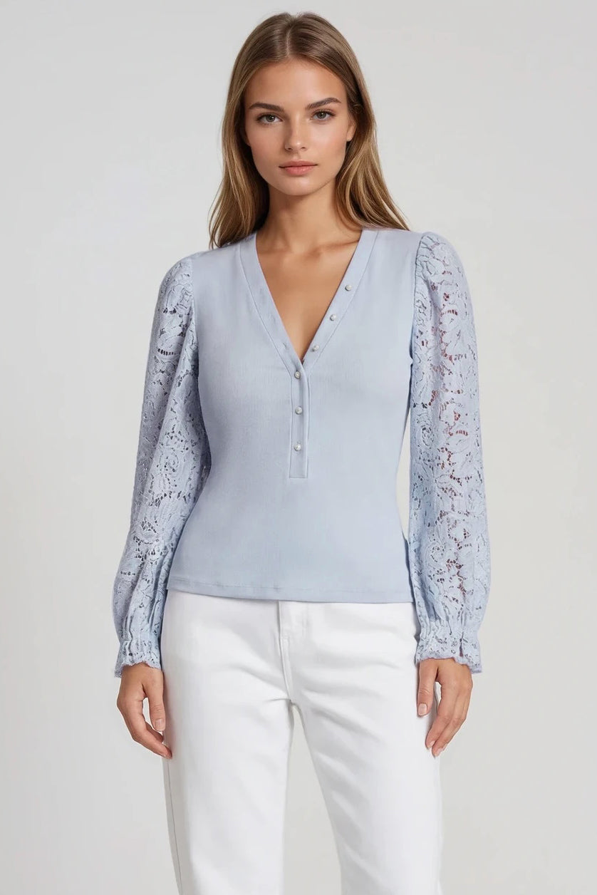 Generation Love McKenna Lace Combo Top