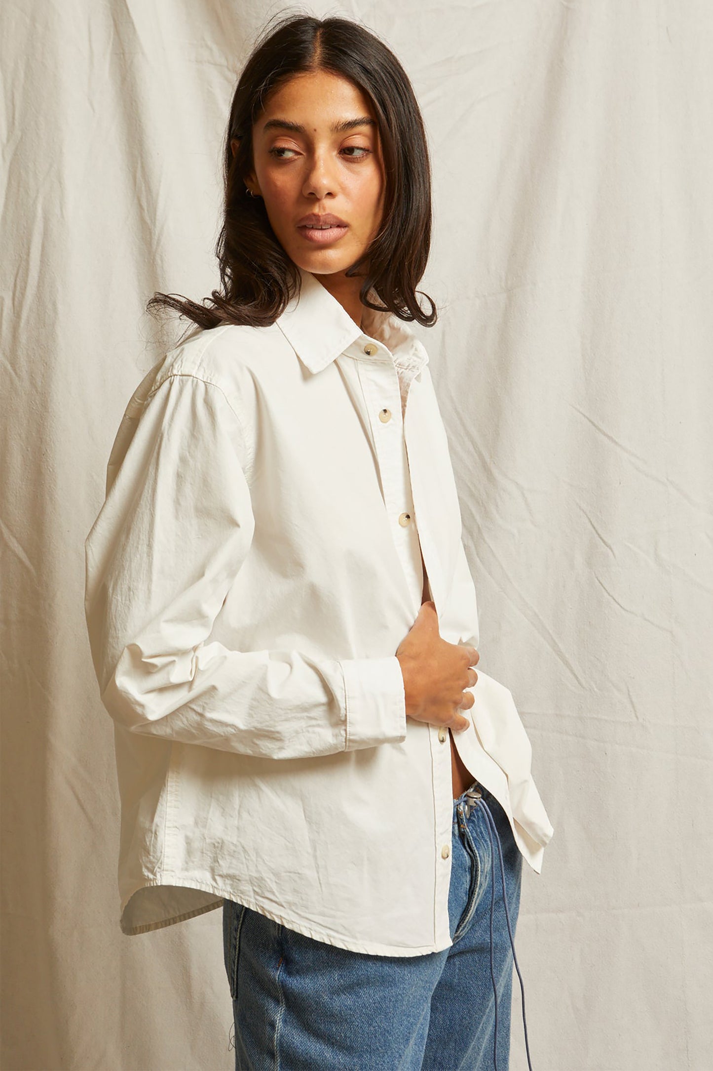 perfectwhitetee James Button Down Shirt