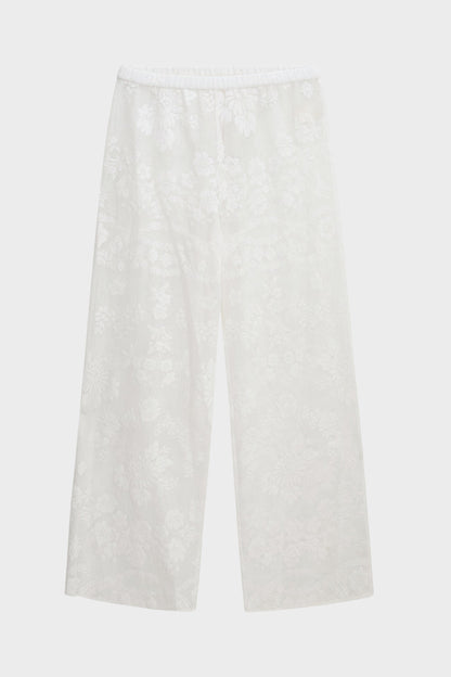 LOVESHACKFANCY Jessia Lace Cover-Up Pant