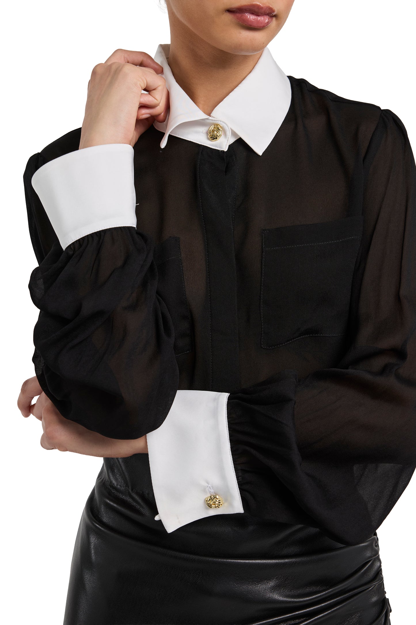 Generation Love Denise Georgetta Combo Blouse