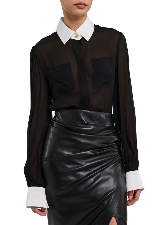 Generation Love Denise Georgetta Combo Blouse
