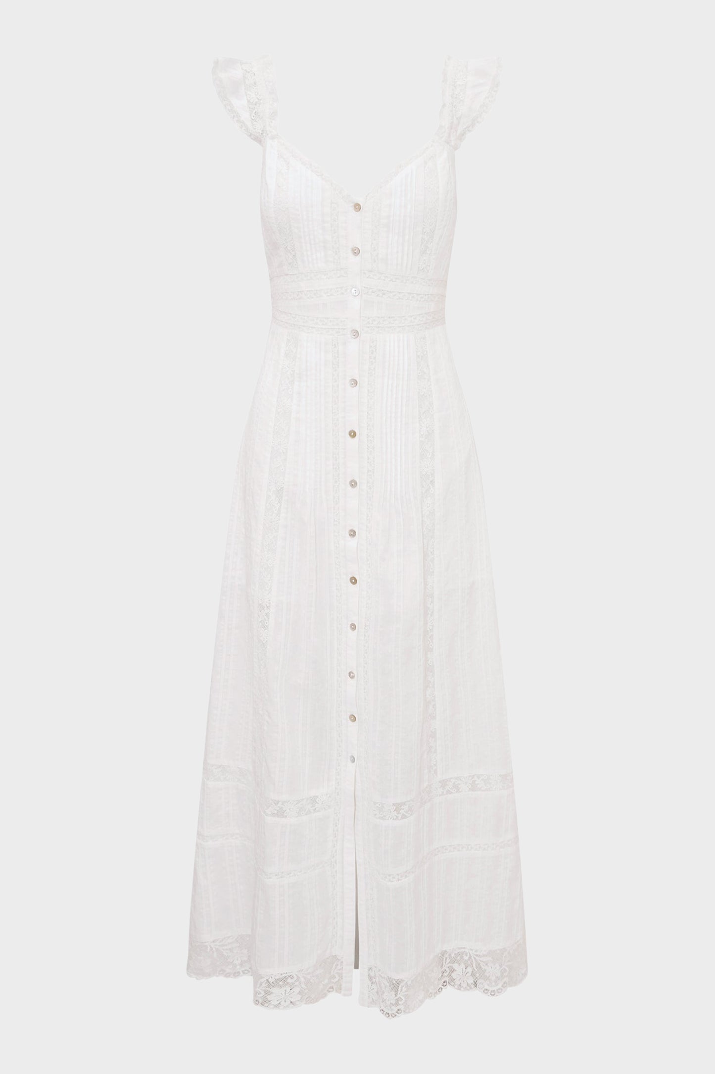 LOVESHACKFANCY Kailette Cotton Maxi Dress