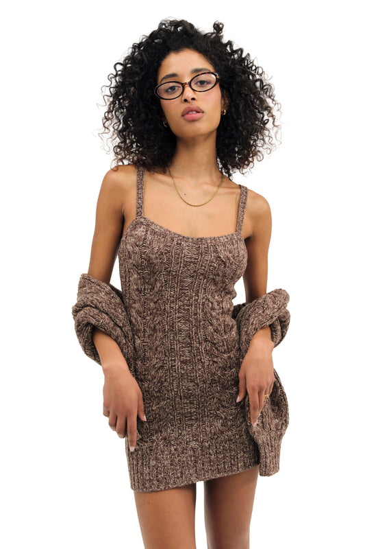 For Love & Lemons Nathalie Knit Mini Dress
