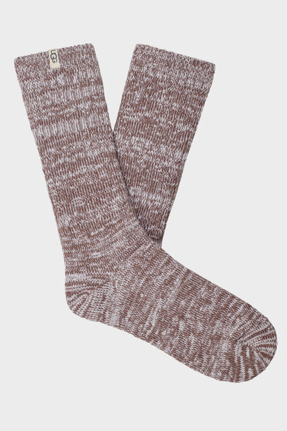 UGG Rib Knit Slouchy Crew Sock