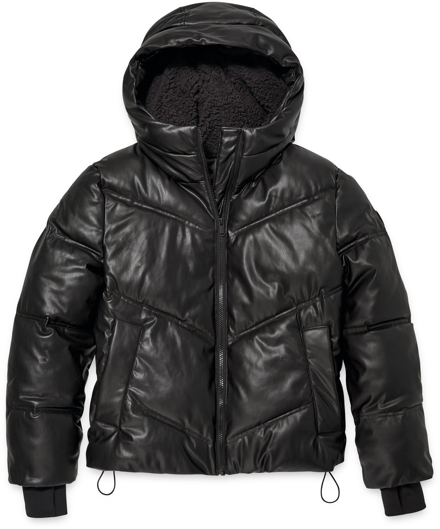 UGG Ronney Faux Leather Puffer Jacket