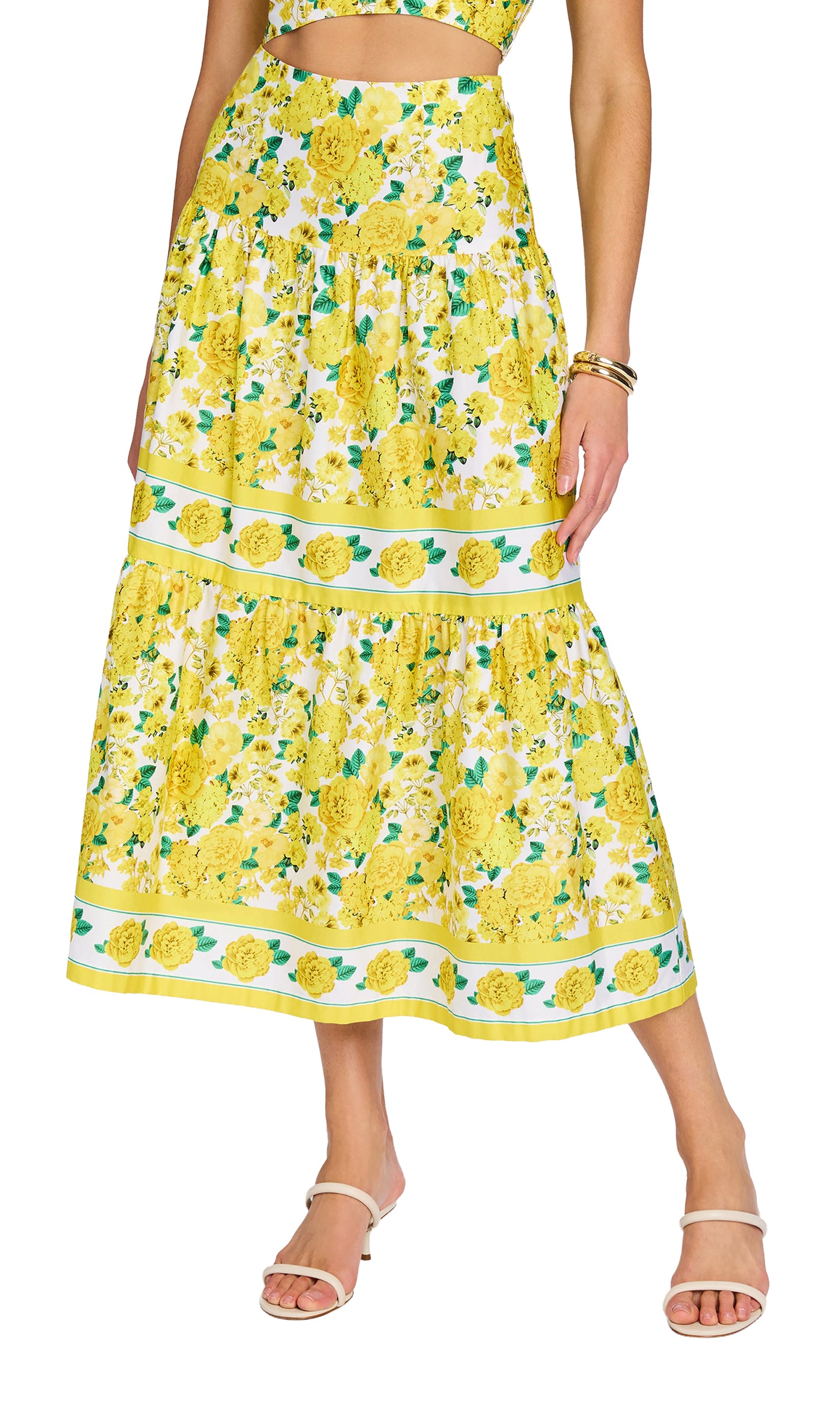 Generation Love Mondo Floral Poplin Skirt