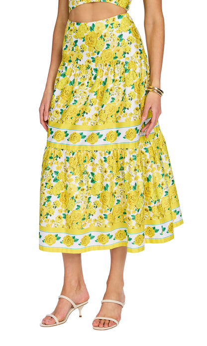 Generation Love Mondo Floral Poplin Skirt