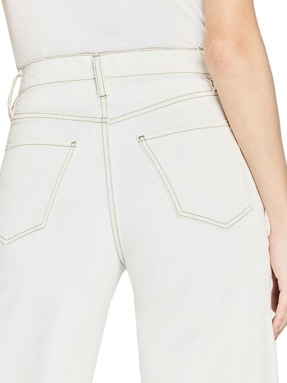 FRAME Le Jane Wide Fray Jeans - AU Natural Clean