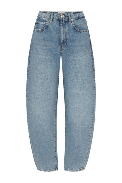 FRAME Low Slung Barrel Jeans - Dollhouse