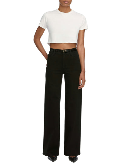FRAME Le Slim Palazzo - Black