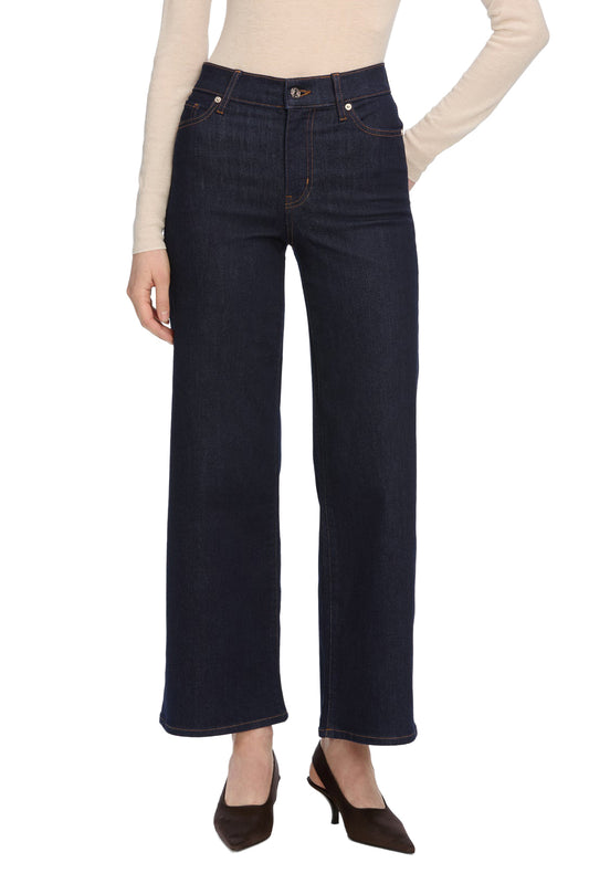 FRAME Le Slim Palazzo Crop Jeans