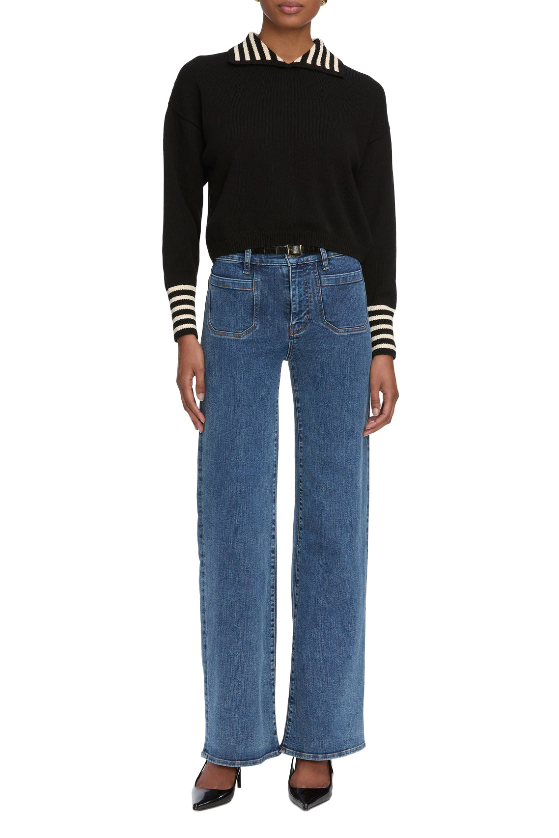 FRAME Le Slim Palazzo Modernist Pocket