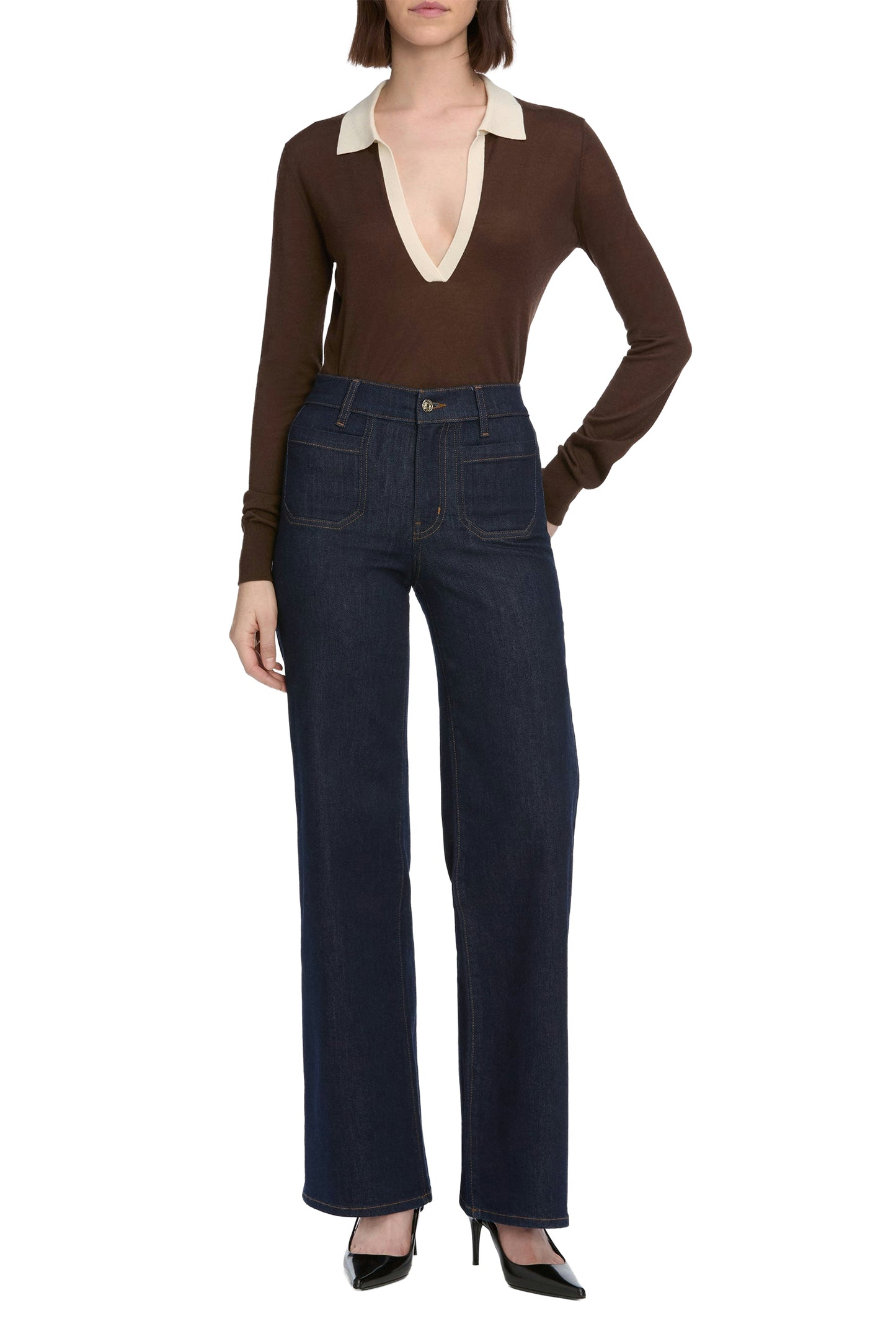 FRAME Le Slim Palazzo Modernist Pocket
