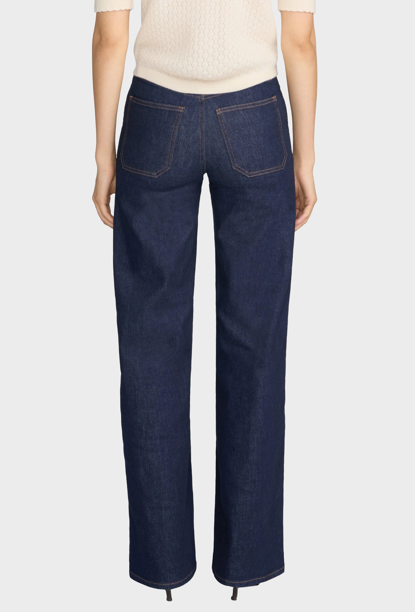 FRAME Le Slim Palazzo Pintuck - Rinse