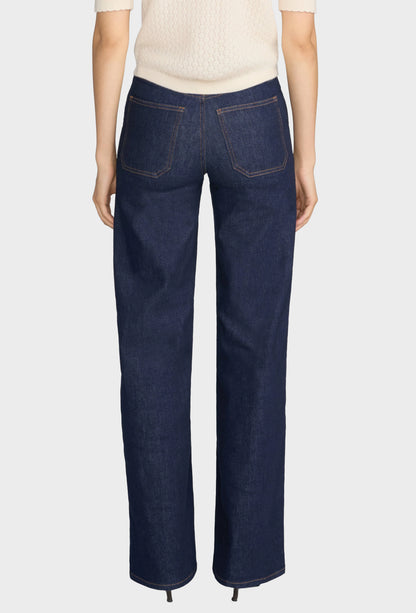 FRAME Le Slim Palazzo Pintuck - Rinse