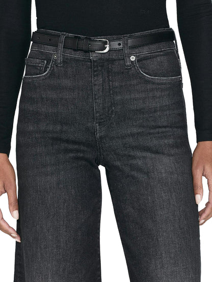 FRAME Le Slim Palazzo Raw Fray Jeans- Claudius