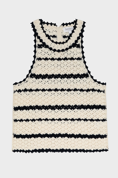 Nation Los Angeles Lucy Crochet top