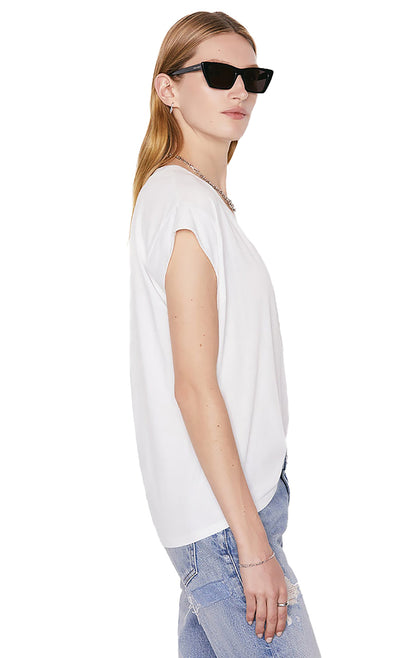 FRAME Le Mid Rise V Neck Tee