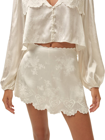 For Love & Lemons Locked Hearts Skort