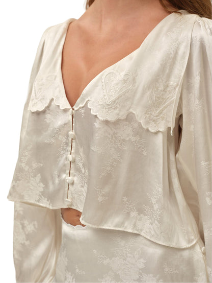 For Love & Lemons Locked Hearts Top