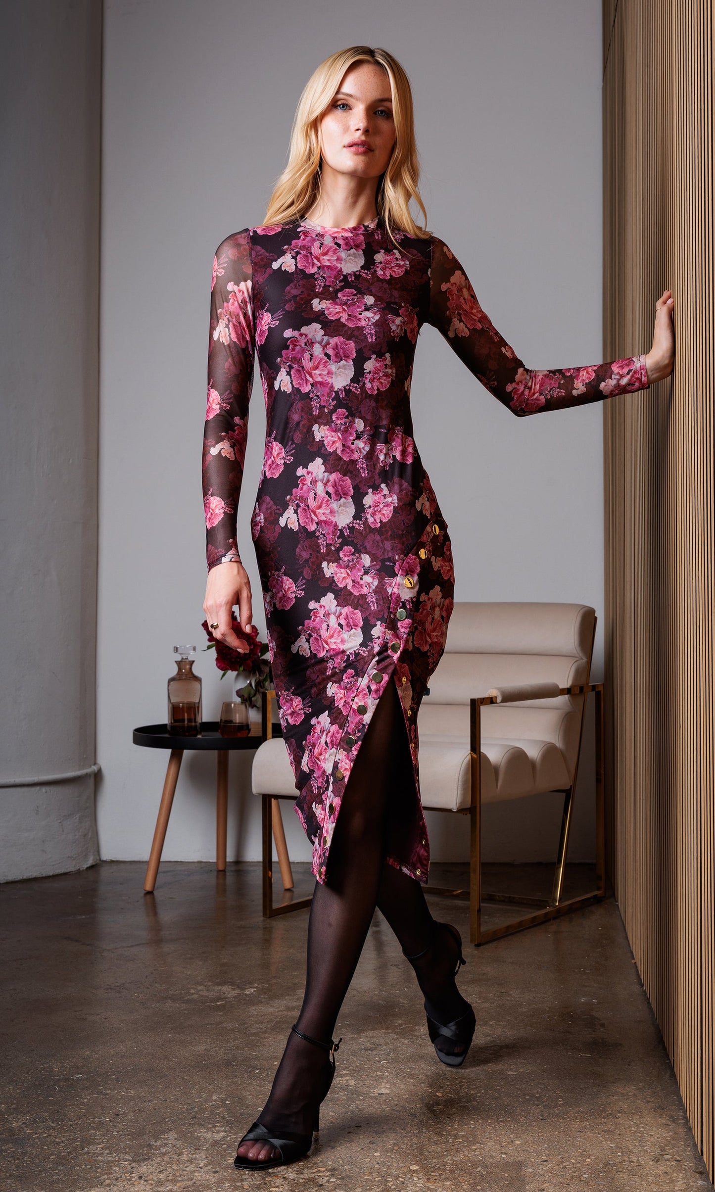 Generation Love Monique Floral Mesh Dress