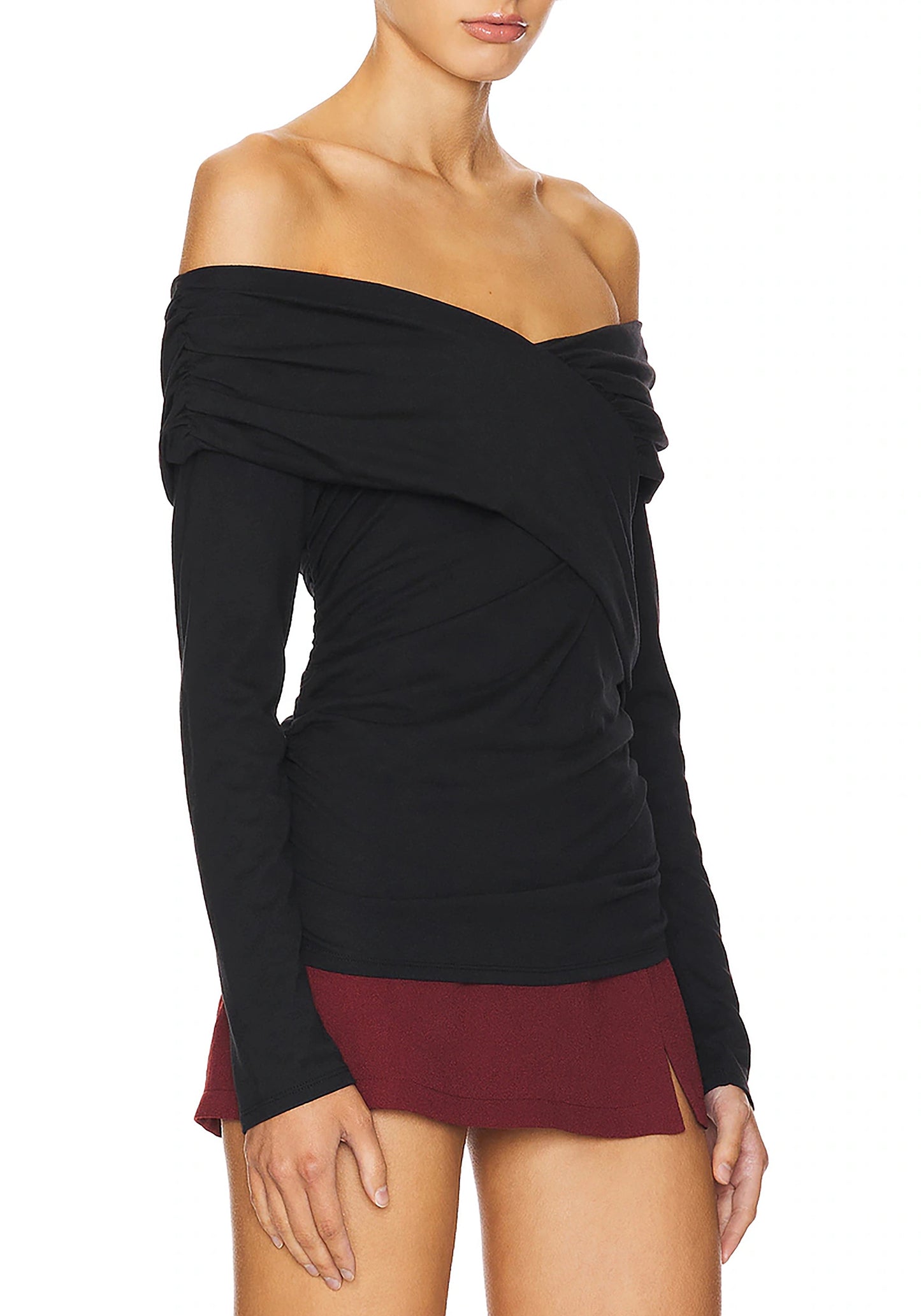 Nation LTD Mika Off Shoulder Top