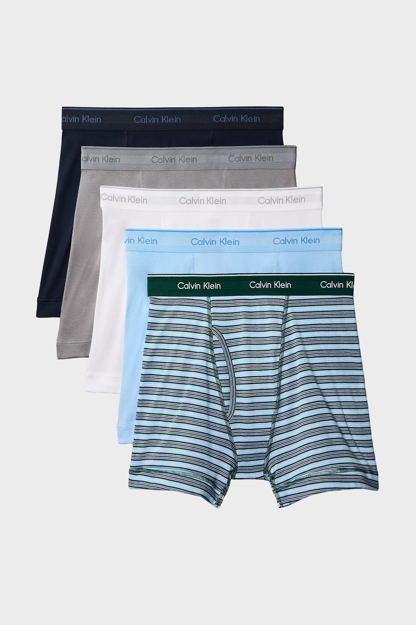 Calvin Klein Mens Cotton Classics 5-Pack Boxer Brief