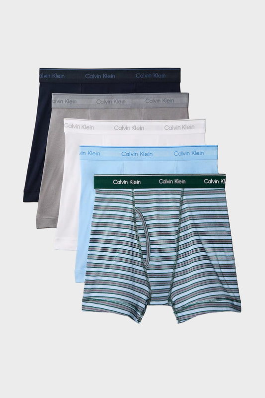 Calvin Klein Mens Cotton Classics 5-Pack Boxer Brief