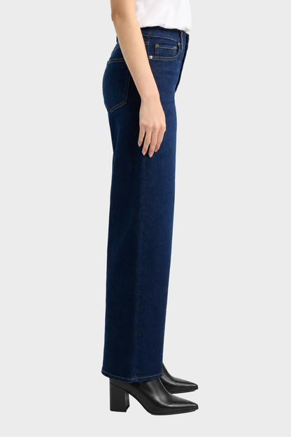 FRAME Le Slim Palazzo High Waist Wide Leg Jeans - Fairway