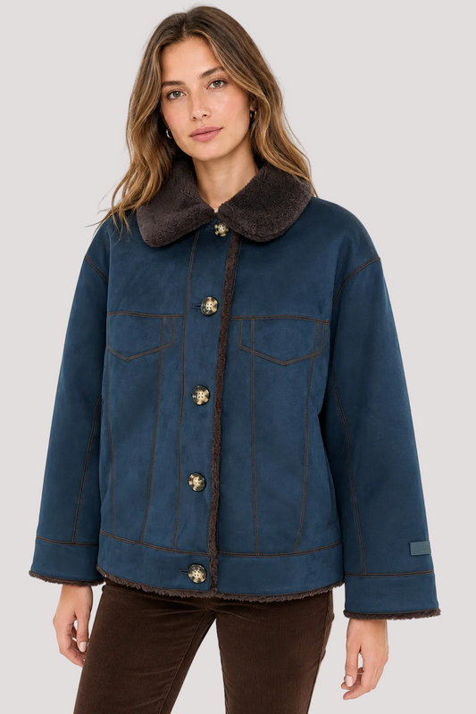 UGG Women's Frankie Reversible Trucker Coat
