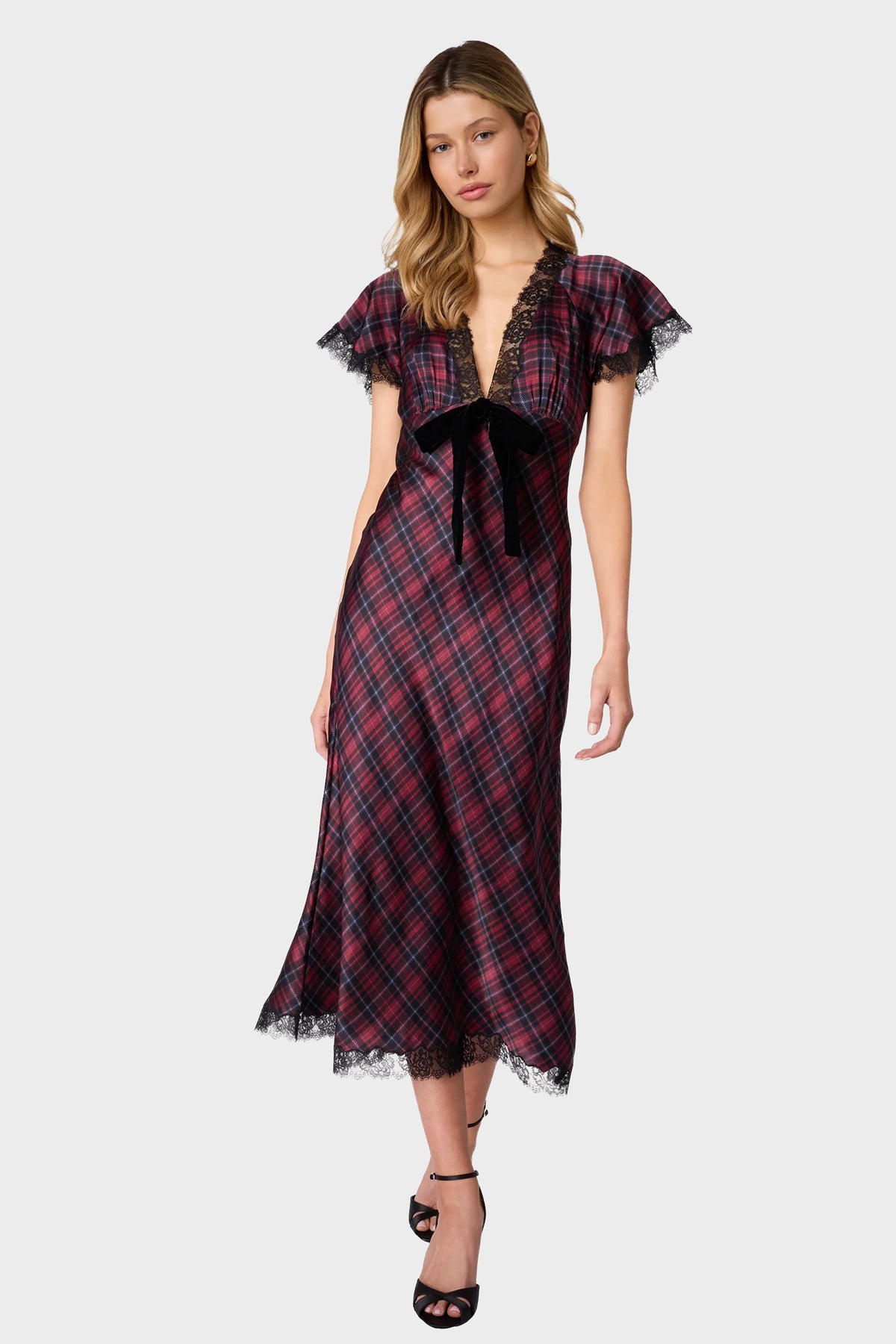 Cami NYC Sandie Silk Midi Dress
