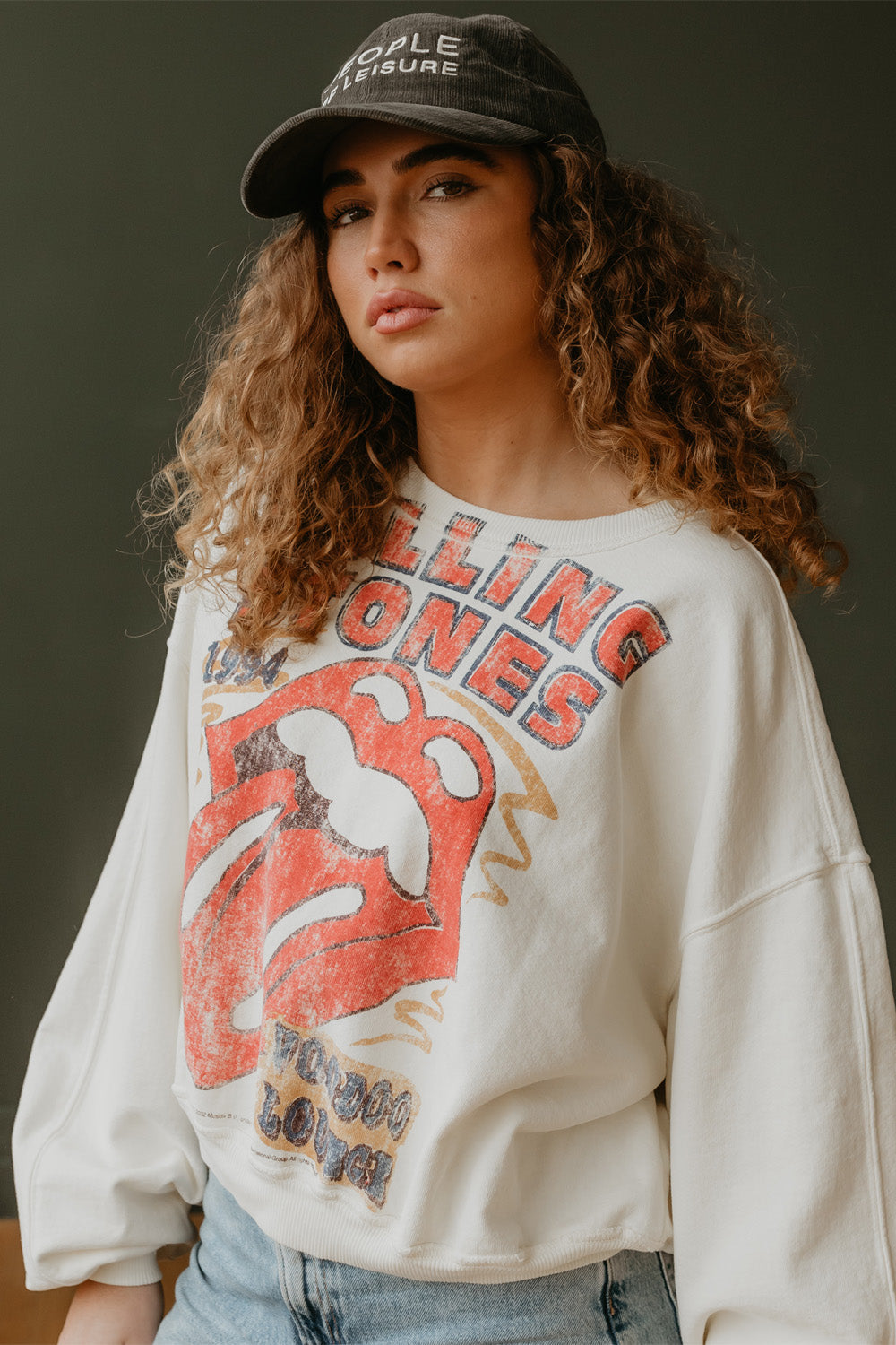 PEOPLE OF LEISURE Rolling Stones 1994 Voodoo Lounge Sweatshirt