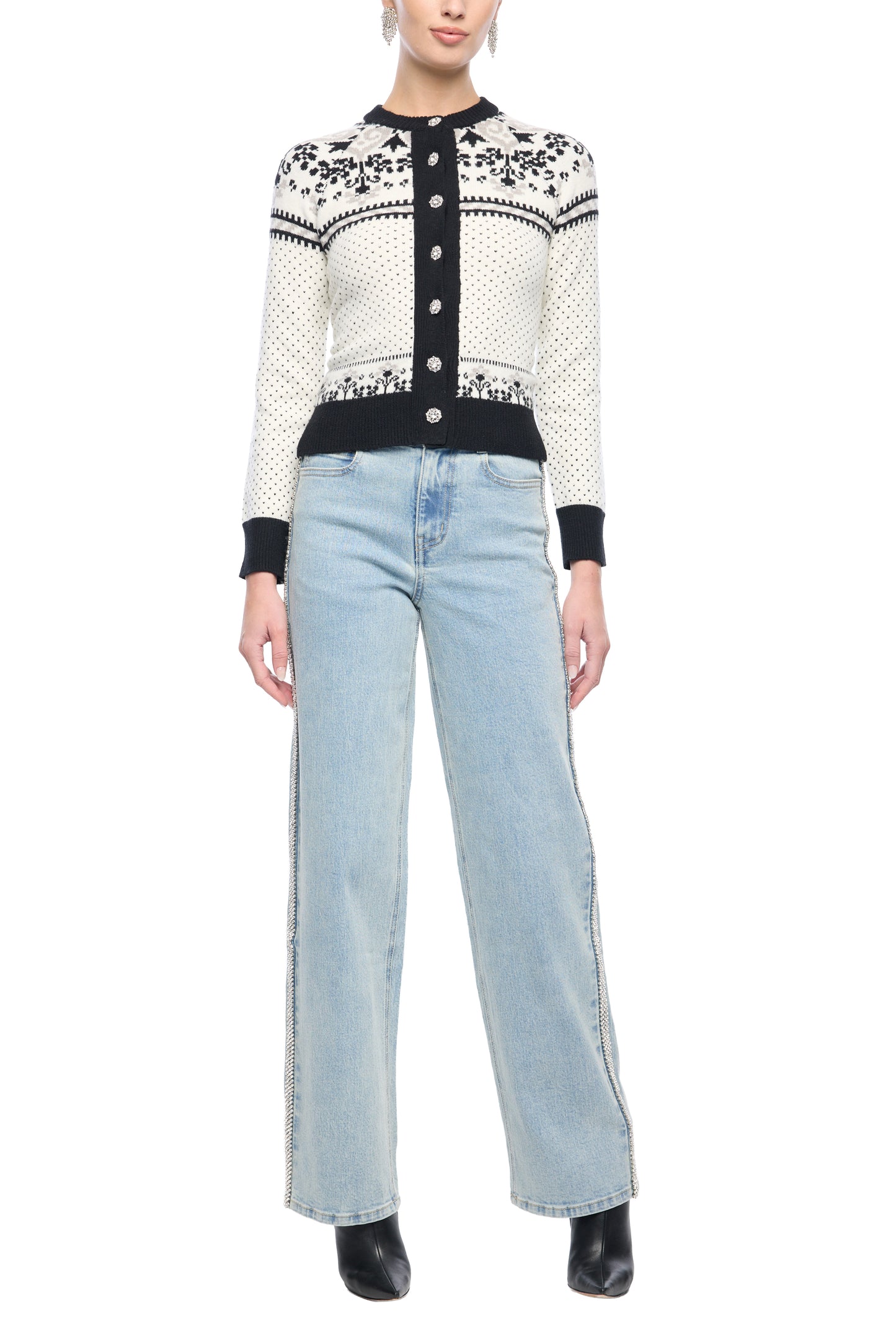 Generation Love Sade Fairisle Cardigan