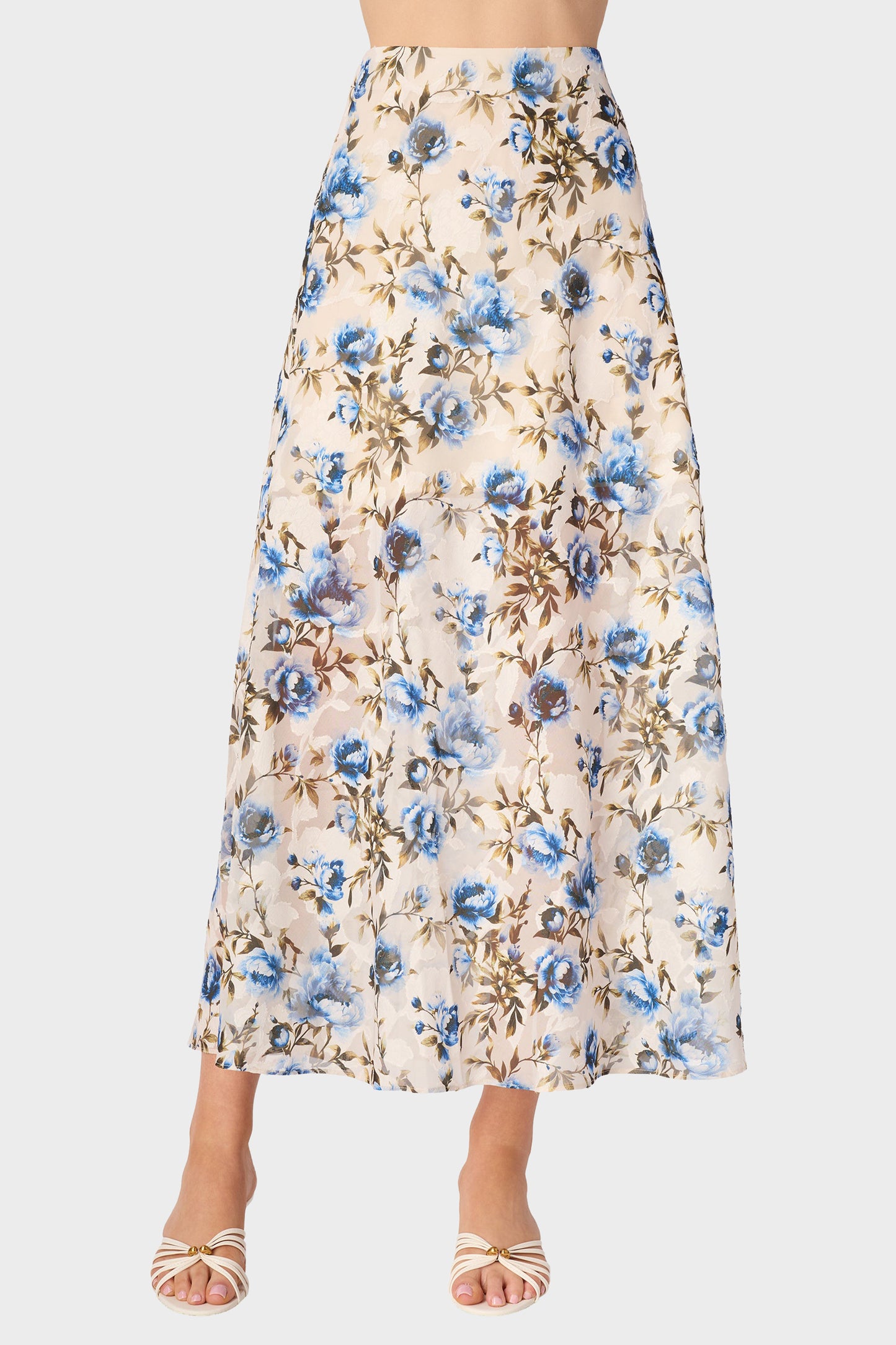 Cami NYC Jayna Burnout Chiffon Skirt