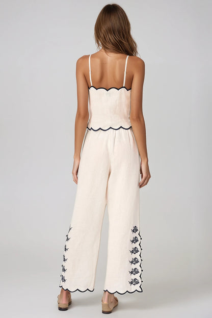 Cami NYC Nazare Embroidered Linen Camisole