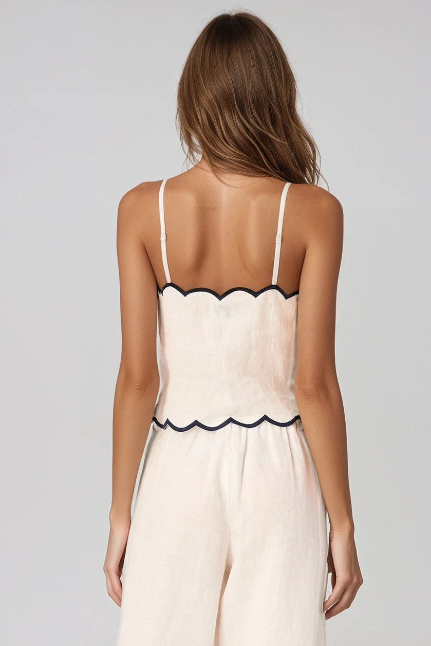 Cami NYC Nazare Embroidered Linen Camisole