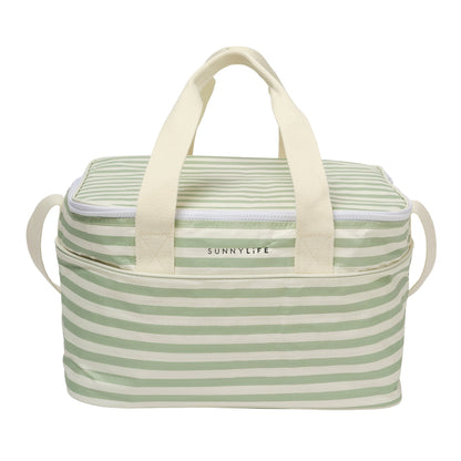 Sunnylife Cooler Bag - Sea Sage Stripe