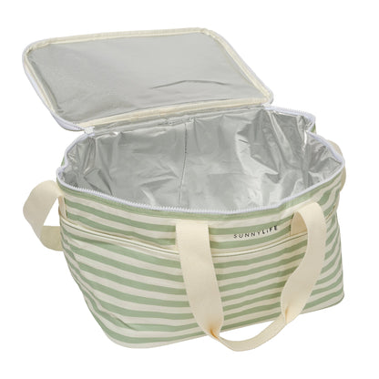 Sunnylife Cooler Bag - Sea Sage Stripe