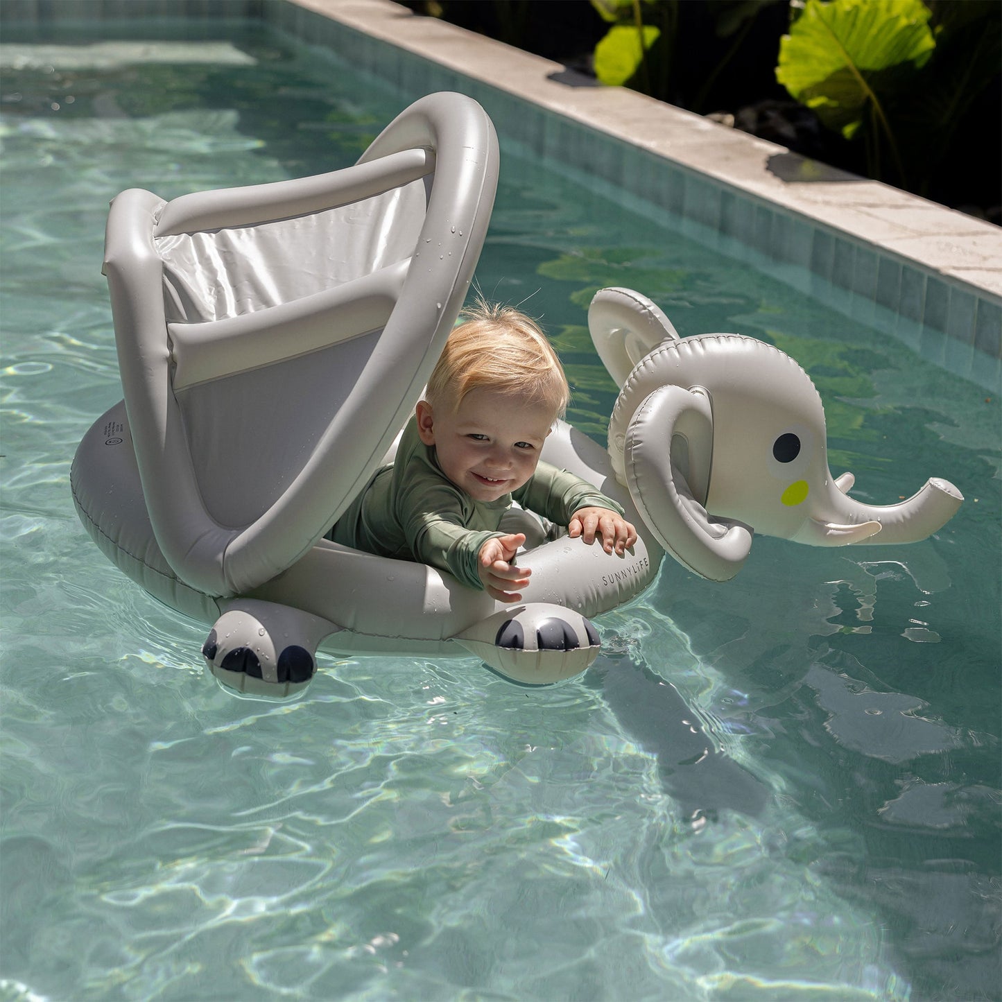 Sunnylife Baby Float - Eli the Elephant Grey