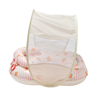 Sunnylife Interactive Baby Float - Poppy The Peach Pink Stripe