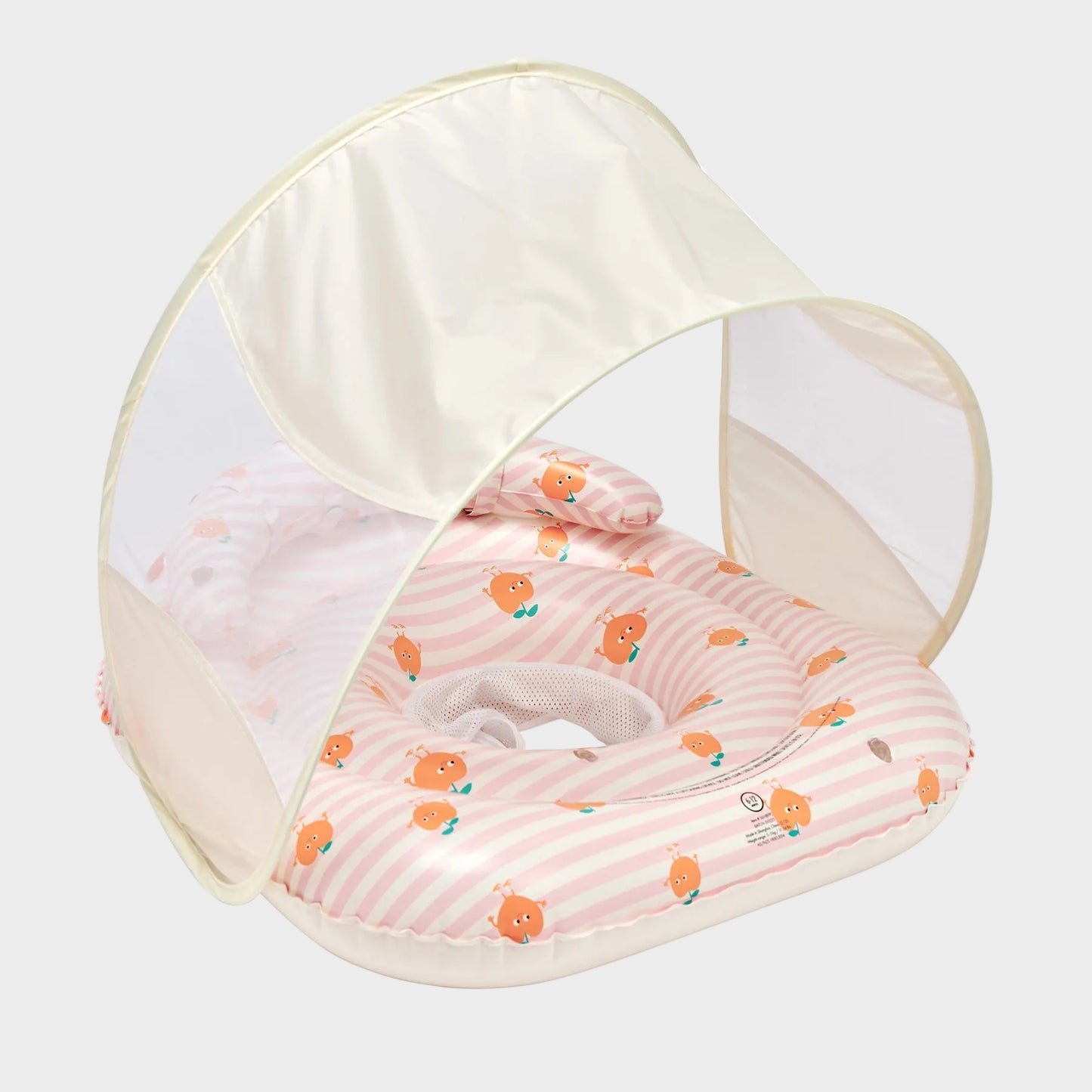 Sunnylife Interactive Baby Float - Poppy The Peach Pink Stripe