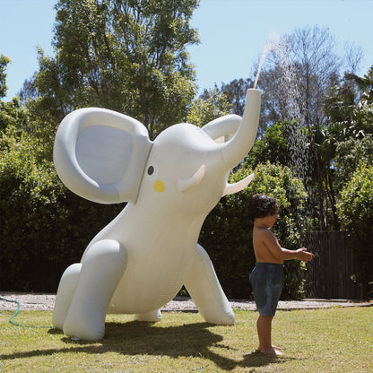 Sunnylife Inflatable Giant Sprinkler - Eli the Elephant Grey