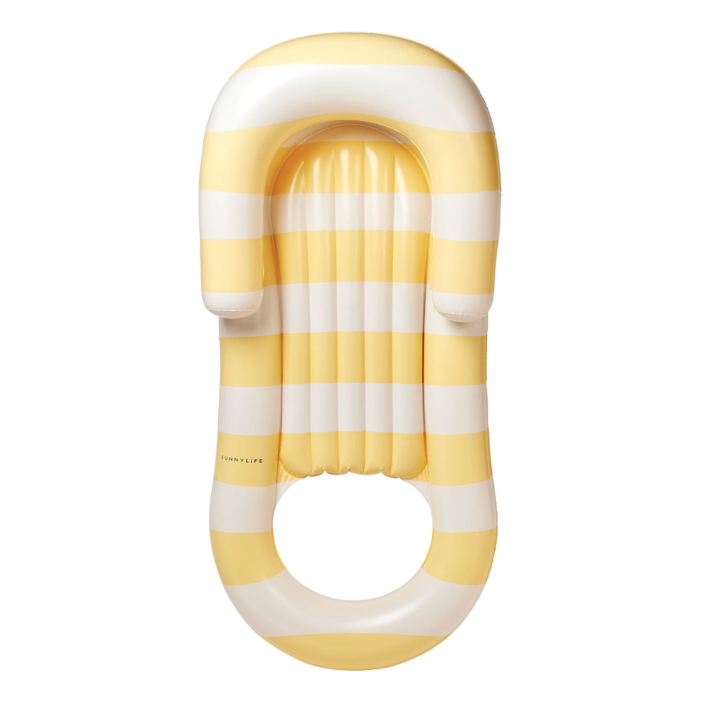 Sunnylife Laze & Lounge Float - La Mer Limon Stripe