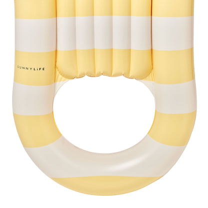 Sunnylife Laze & Lounge Float - La Mer Limon Stripe